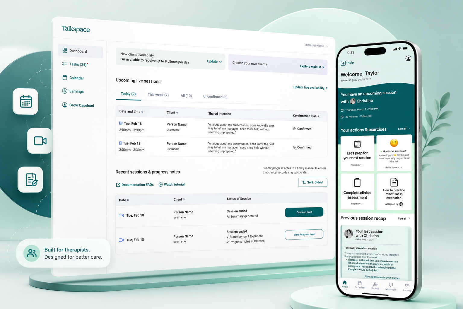 Talkspace platform